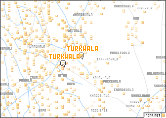 map of Turkwāla