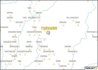 map of Turkwan