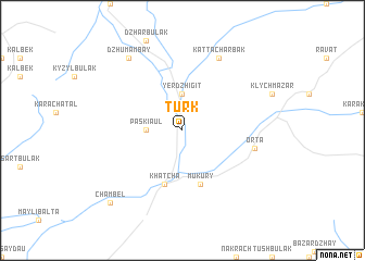 map of Turk