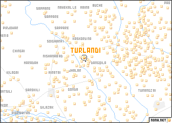map of Turlāndi