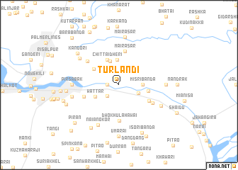 map of Turlāndi