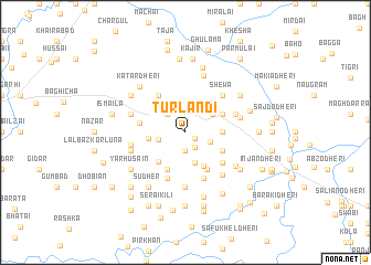 map of Turlāndi