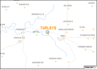 map of Turleys