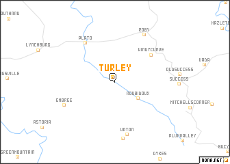 map of Turley