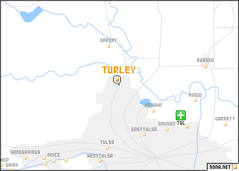 map of Turley