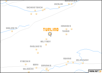 map of Turlino