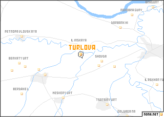 map of Turlova