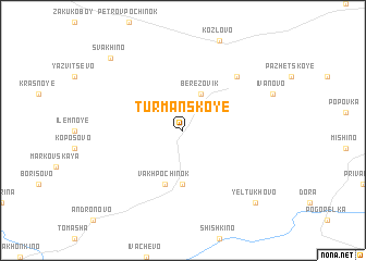 map of Turmanskoye