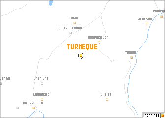 map of Turmequé