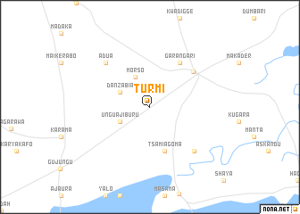 map of Turmi