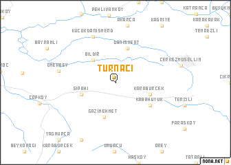 map of Turnacı