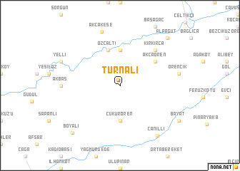 map of Turnalı