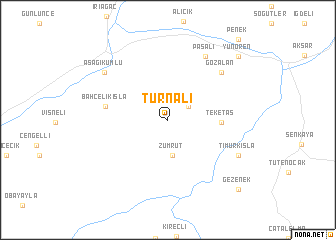 map of Turnalı