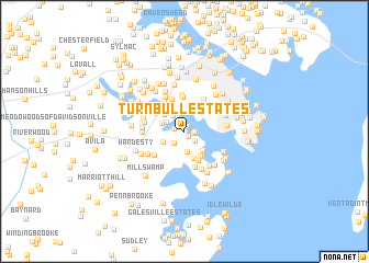 map of Turnbull Estates