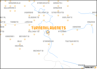 map of Tŭrnen Kladenets