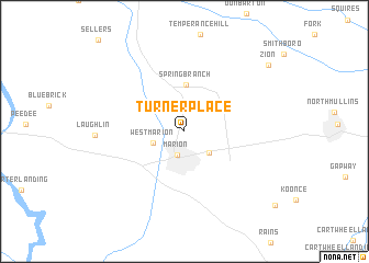 map of Turner Place