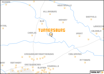 map of Turnersburg