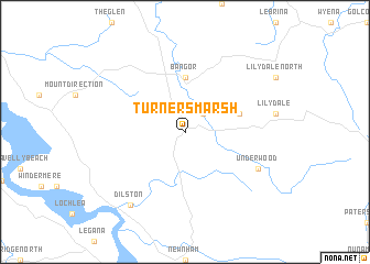 map of Turners Marsh