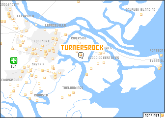 map of Turners Rock