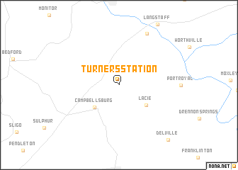 map of Turners Station