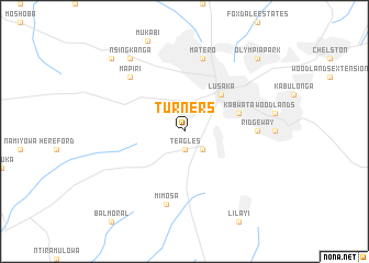 map of Turners