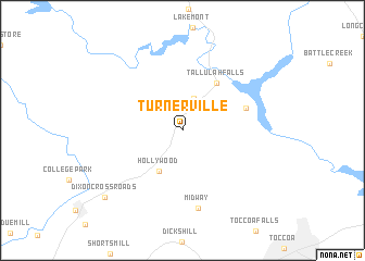 map of Turnerville