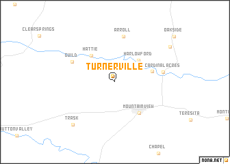 map of Turnerville