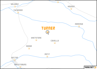 map of Turner