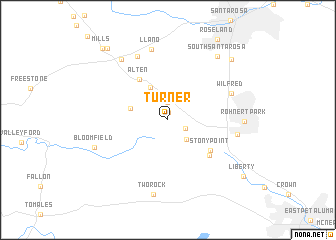 map of Turner