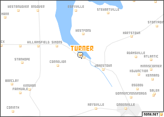 map of Turner