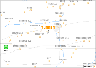 map of Turner