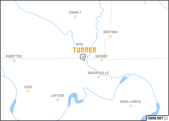 map of Turner