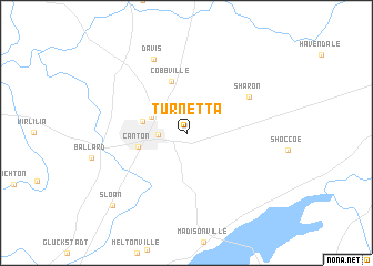 map of Turnetta