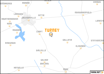 map of Turney