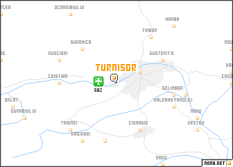 map of Turnişor