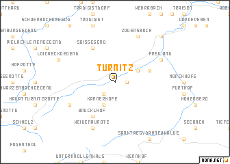 map of Türnitz