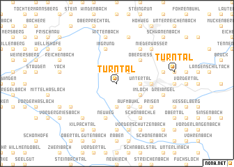 map of Turntal