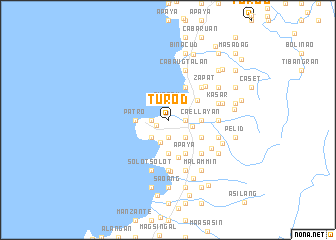 map of Turod