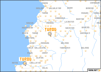 map of Turod