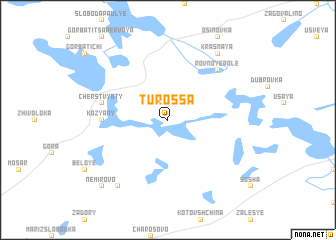 map of Turossa