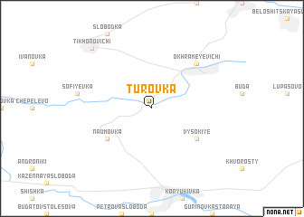 map of Turovka