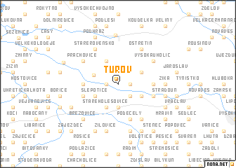 map of Turov