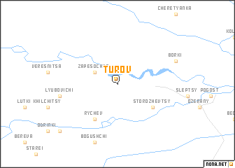 map of Turov