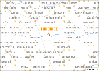 map of Turowice