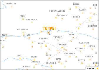 map of Turpsi