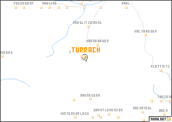 map of Turrach