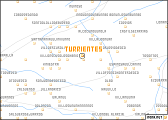 map of Turrientes