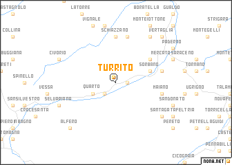 map of Turrito