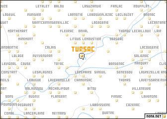 map of Tursac