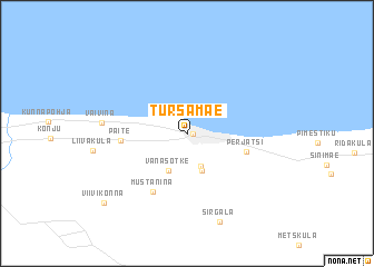 map of Türsamäe